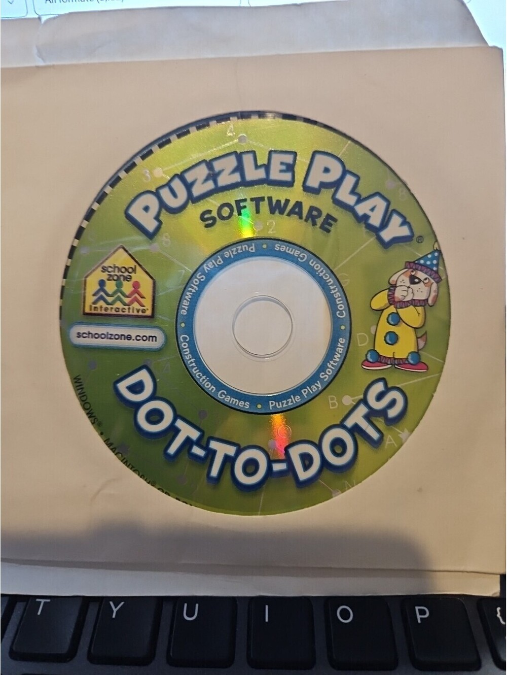 Puzzle Play Software - Dot to Dots - 2006 School Zone Windows/Macintosh